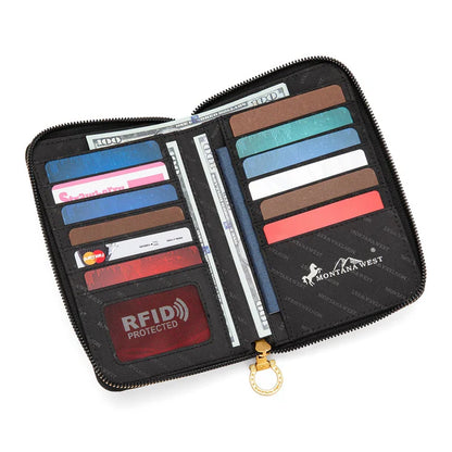 American Flag RFID Crossbody Phone Wallet