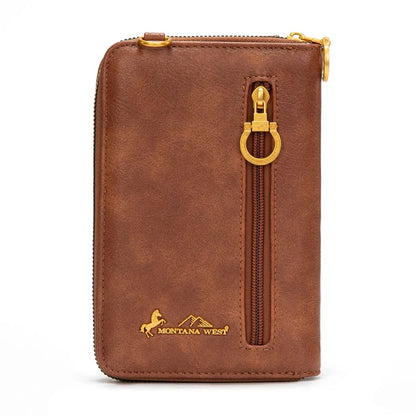 American Flag RFID Crossbody Phone Wallet