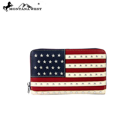 Montana West American Flag Wallet