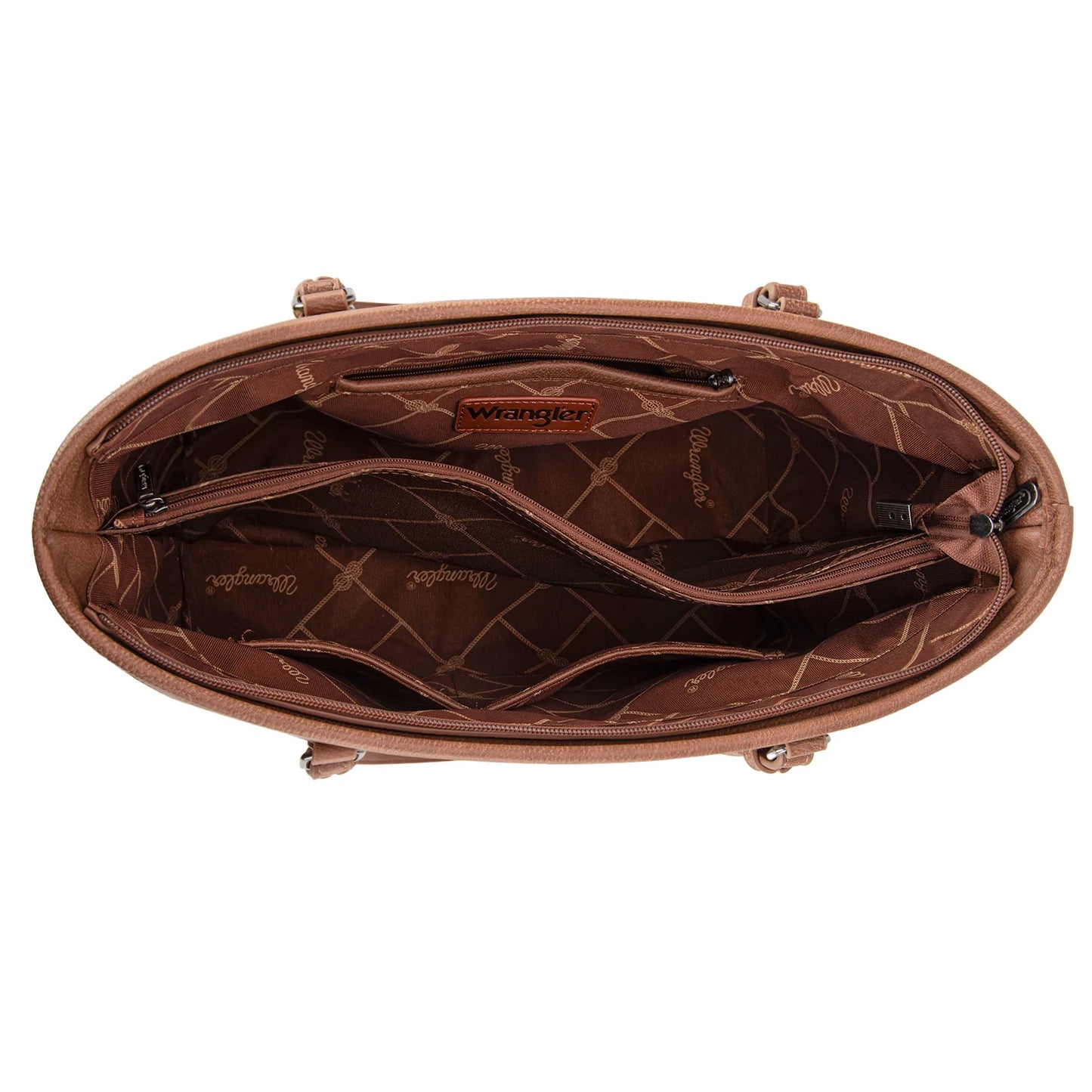 Wrangler Sunflower Print Tote Bag - Brown