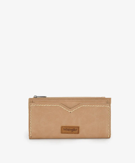 Wrangler Western Stitch Zip Wallet